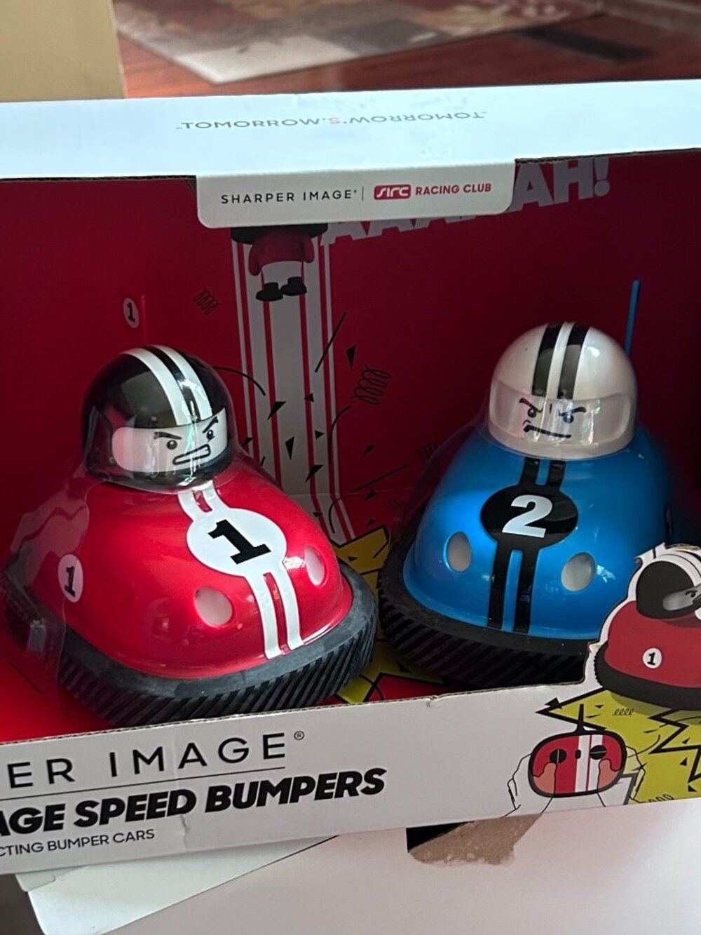 NIB Sharper Image Road Remote Control Rage Speed Bumpers